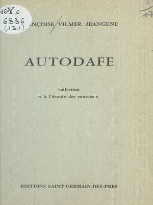cover image of Autodafé
